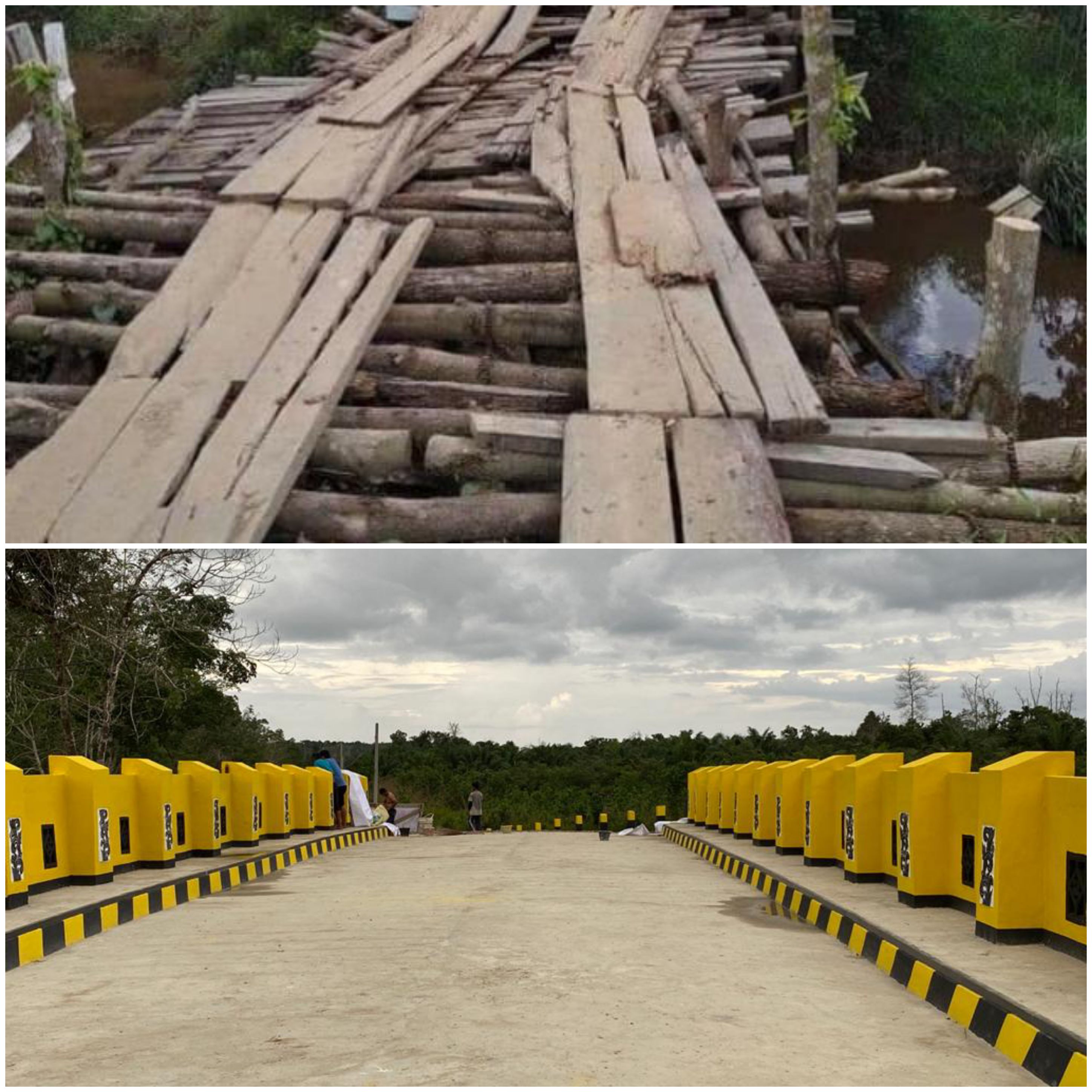 Jembatan Penyambung Hidup Warga Bunut, Mimpi 14 Tahun Terwujud