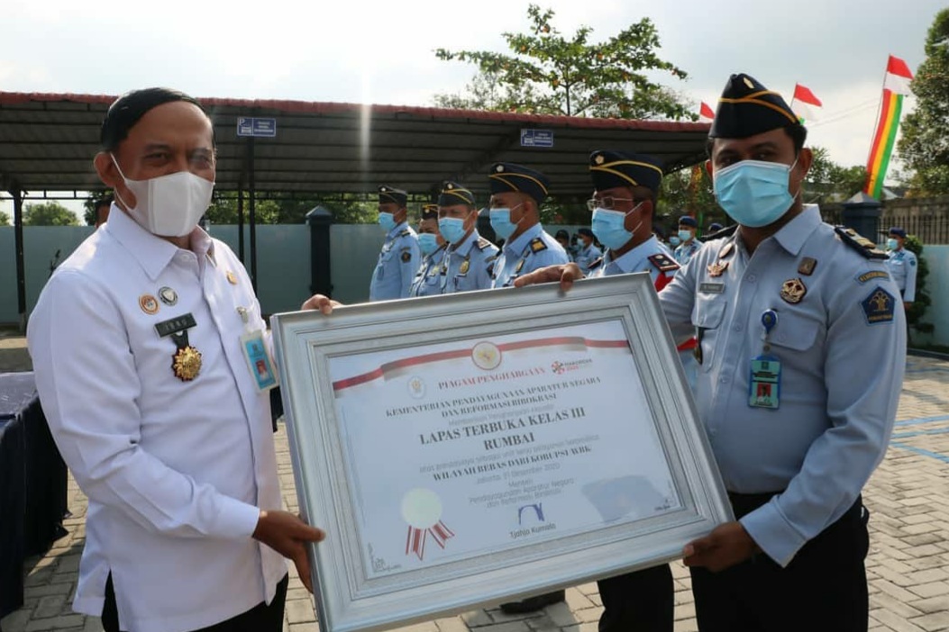 Rudenim Pekanbaru dan Lapas Rumbai Deklarasi Janji Kinerja dan Zona Integritas