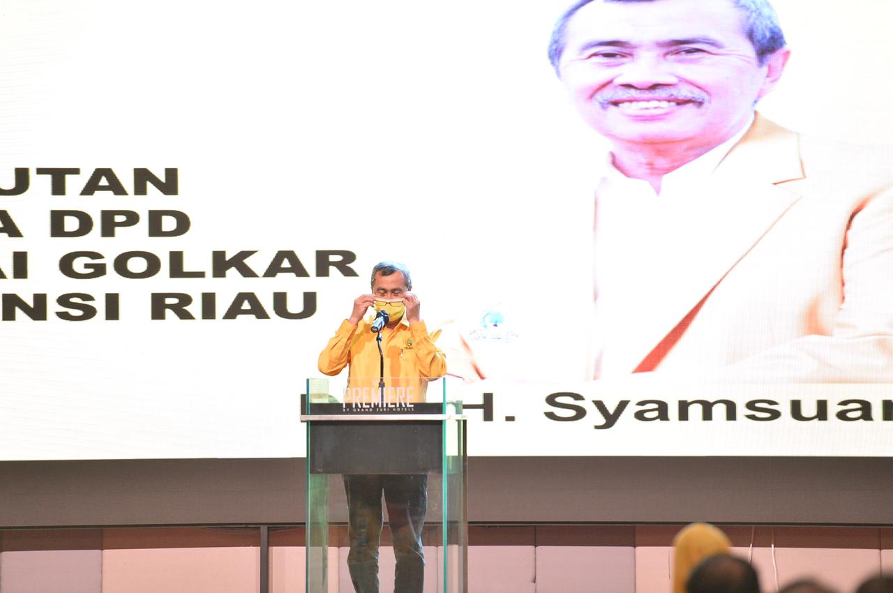 Rakerda, Golkar Riau Dukung Airlangga Nyapres 2024