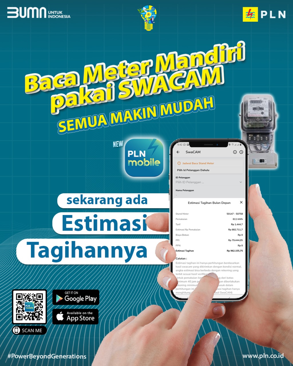 Terbaru, Pelanggan Kini Bisa Cek Estimasi Tagihan Listrik di PLN Mobile