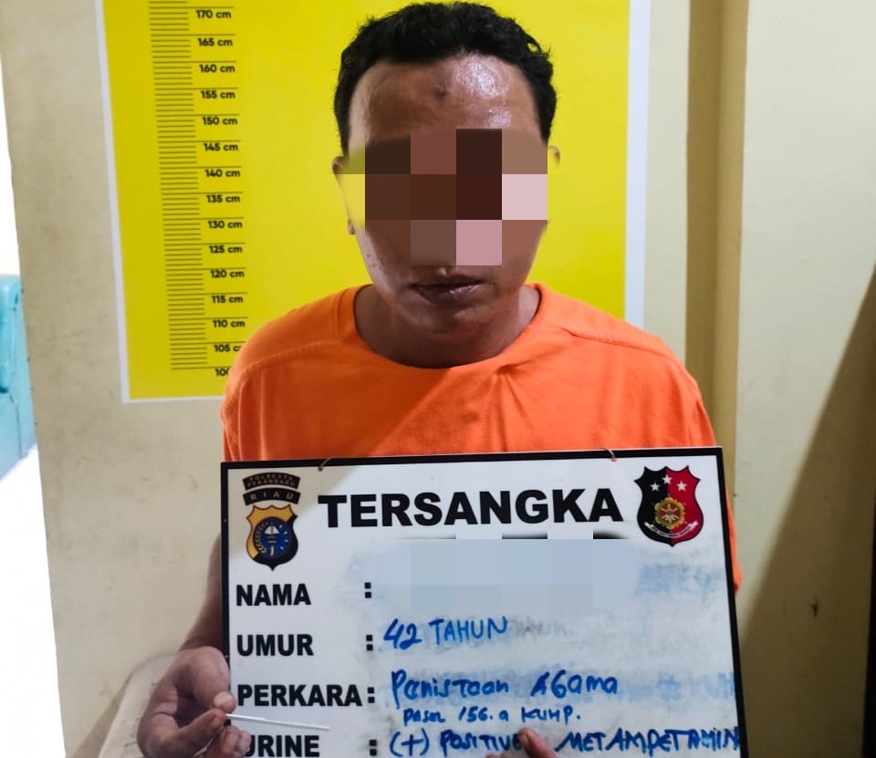 Penghina Alquran di Pekanbaru Mengaku Kecewa dengan Kehidupan