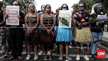 Demo Papua di Tiga Kota Turut Suarakan Isu Palestina