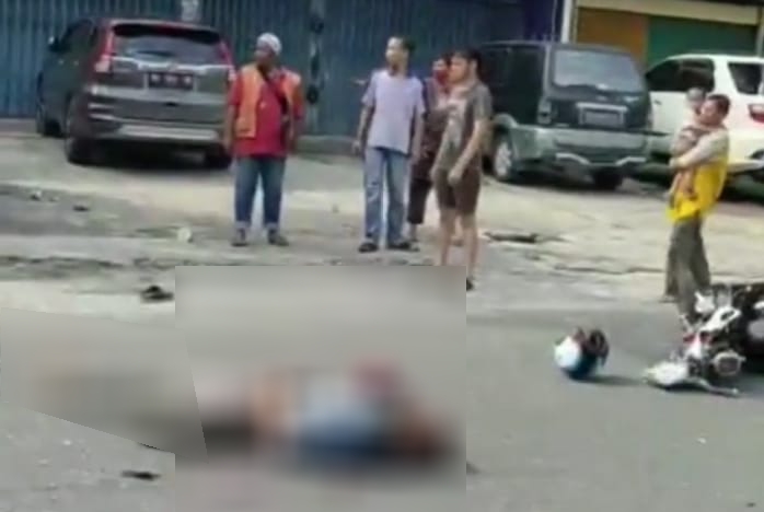 Pelaku Jambret Tewas Usai Tabrakan Beruntun di Pekanbaru