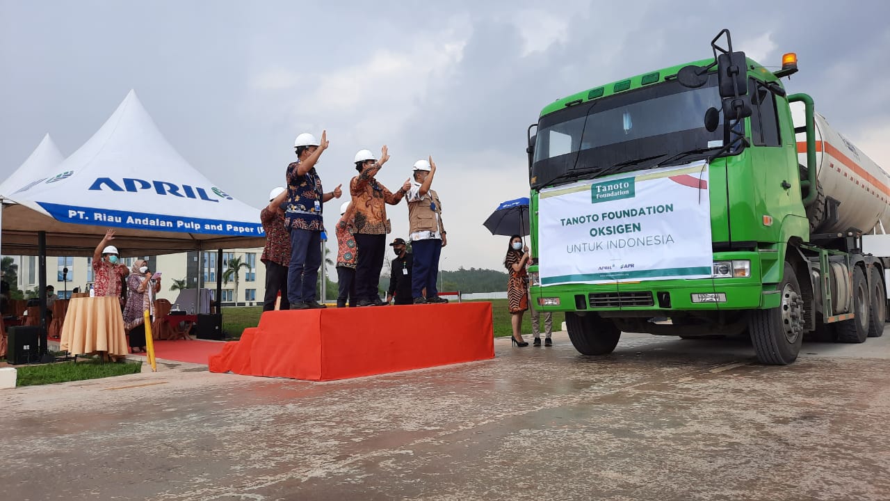 500 Ton Oksigen Dikirim dari Riau ke Jawa dan Bali