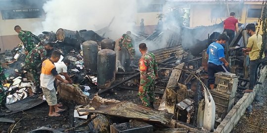 Gudang Alat Bekas dan Arsip RSUD Terbakar