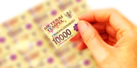 Guys, Begini Cara Beli dan Gunakan Meterai Rp 10.000 Digital