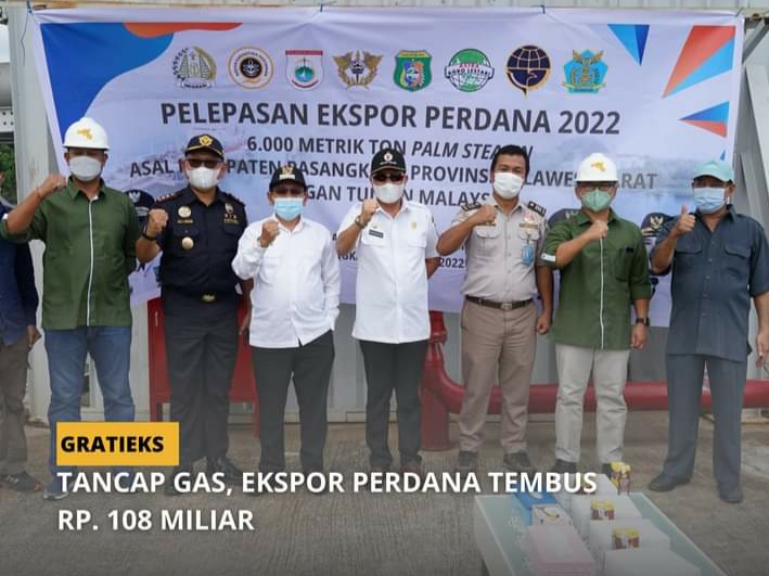 Ekspor Produk Sawit dari Pasangkayu Tembus Pasar Malaysia