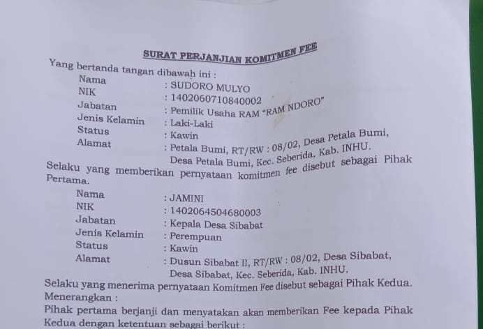 Bawa TBS dari Desa ini, Pemilik Ram Dikutip Fee Rp 5/Kg