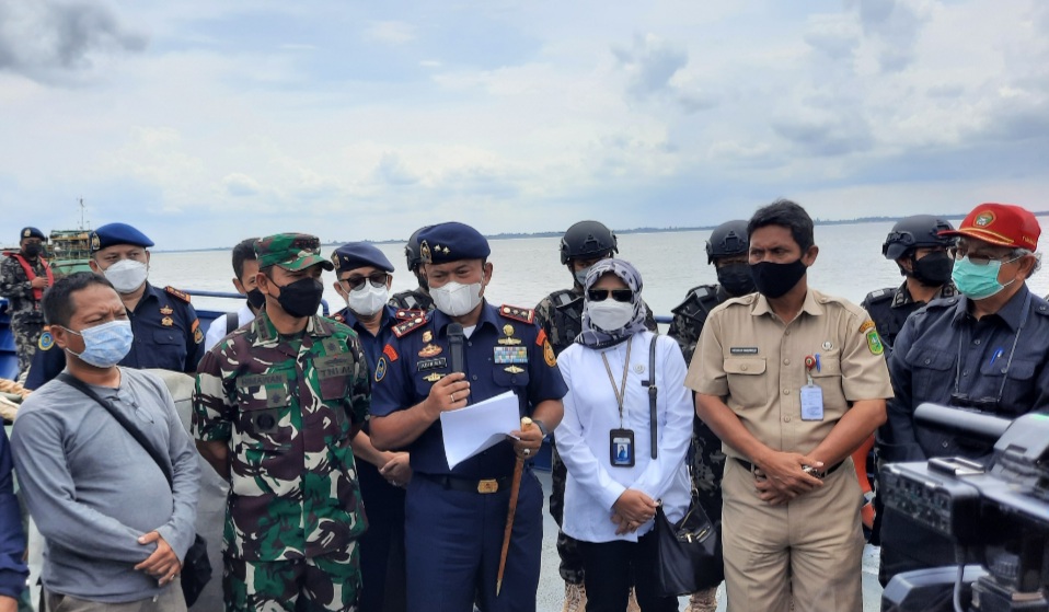 Eks Anggota TNI AL Diamankan dalam Operasi Penangkapan Kapal Pasir Laut