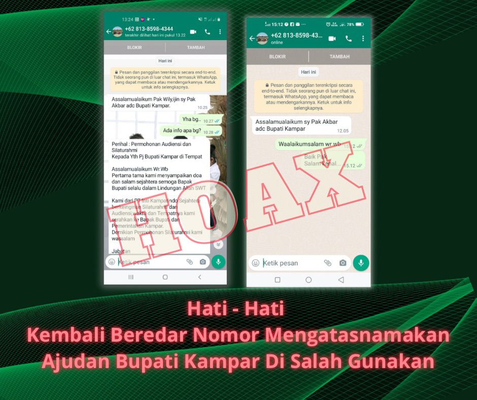 Nama Ajudan Bupati Dicatut, Perusahaan Sawit Jadi Target