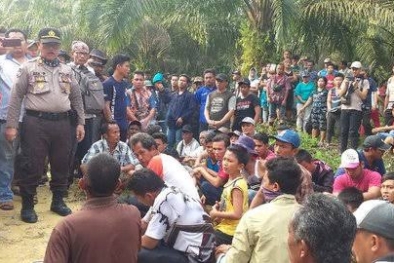 Dilaporkan PT NWR, 4 Petani di Pelalawan Ditangkap Polisi