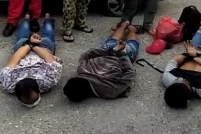 Beredar Video Penangkapan Diduga Pelaku Narkoba di Pelalawan