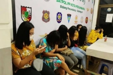 Sebanyak 10 Terapis Panti Pijat di Pekanbaru Diamankan