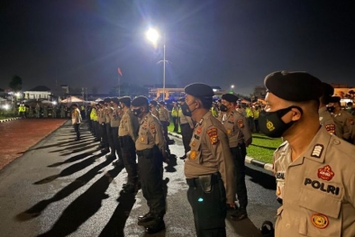 Polda Riau Patroli di Pekanbaru, Himbau Warga Agar Patuh Prokes