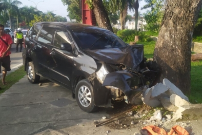 Pengemudi Avanza Tabrak Petugas Kebersihan di Pekanbaru