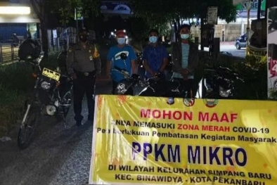 Pemko Pekanbaru Berlakukan PPKM Berbasis Mikro, Sebagian Jalan Ditutup