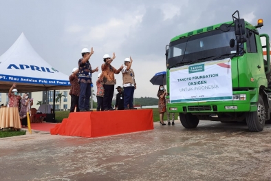 500 Ton Oksigen Dikirim dari Riau ke Jawa dan Bali