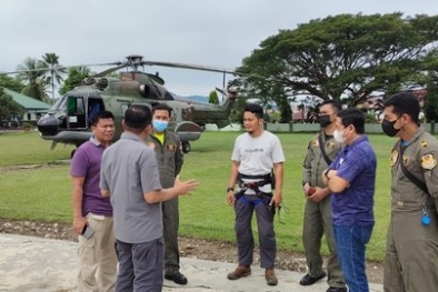 2 Teroris Tewas di Lembah Tokasa Dievakuasi Pakai Heli Super Puma