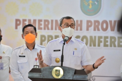 Empat Daerah di Riau PPKM Level 4, Gubernur Minta Penambahan Vaksin