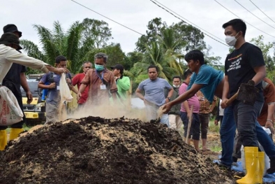 Petani Sawit Diajari Cara Bikin Pupuk Murah