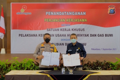 Polda Riau dan SKK Migas Kerjasama