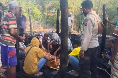 Rumah Terbakar, Seorang Tuna Netra Terjebak dan Tewas