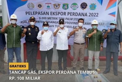 Ekspor Produk Sawit dari Pasangkayu Tembus Pasar Malaysia