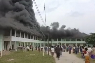 Pondok Pesantren di Rohul Terbakar, 1 Santri Terluka