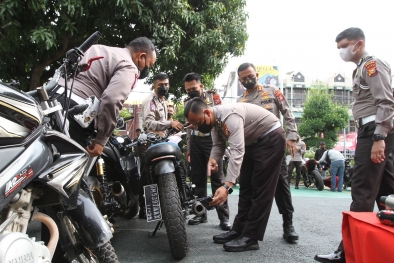 Polisi Razia Knalpot di Riau, Supaya Tak Bising Selama Bulan Puasa