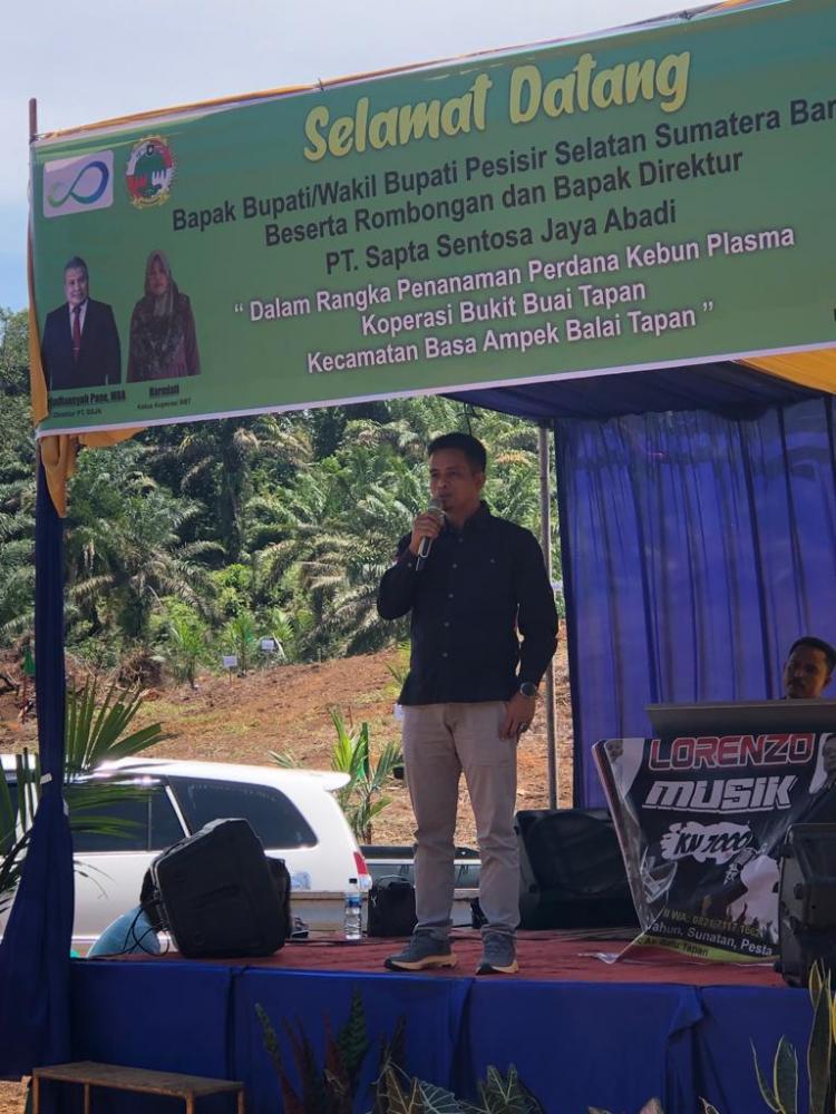 Tanam Perdana, Kebun Plasma Diharapkan Sejahterakan Petani