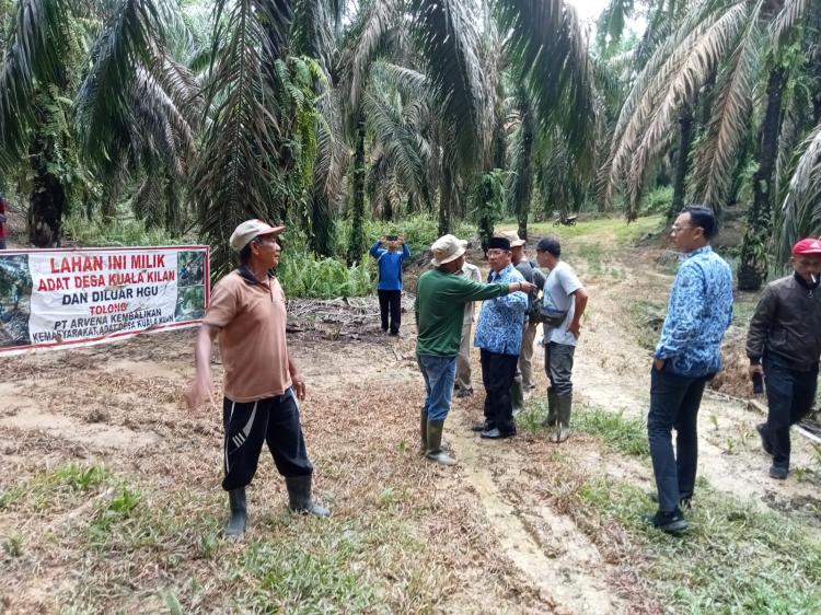 Lahan Sengketa Masyarakat dengan PT AS Diinventarisir