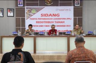 PPL Gelar Sidang Finalisasi Penerbitan Sertifikat Redistribusi Tanah