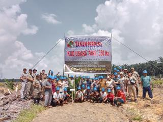 330 Hektare Kebun PSR Petani Plasma Ditanam Perdana 