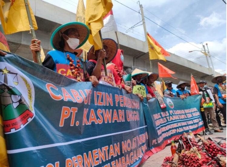 Petani Desak Tanah yang Dikuasai Perusahaan Sawit Segera Diredistribusikan 