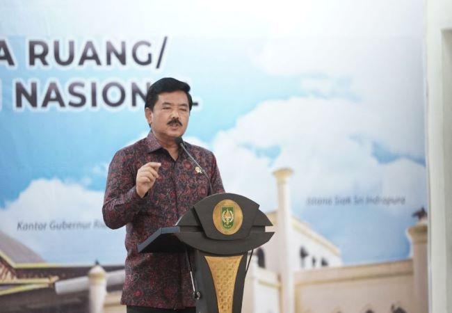 Rakor dengan Menteri, Kanwil BPN Sebut Ini sebagai Persoalan Menonjol di Riau