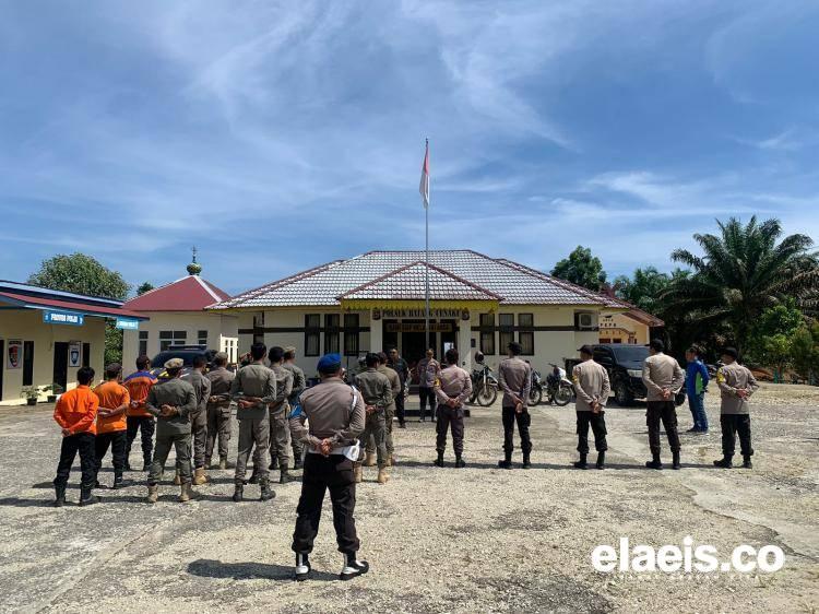 Libatkan Perusahaan Sawit, Giliran Polsek Batang Cenaku Lakukan Patroli Karhutla