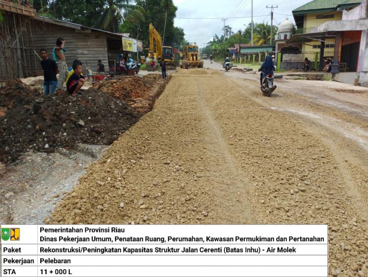 Ini Bentuk Komitmen Pemprov Riau Perbaiki Jalan Rusak Akibat Truk Batubara di Inhu 