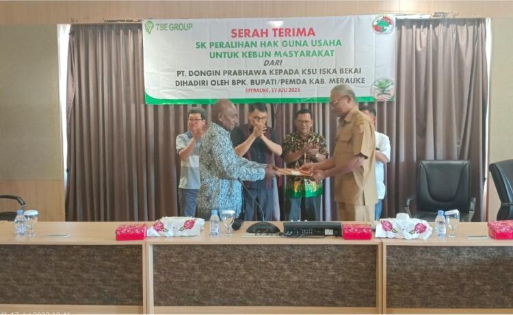 Perusahaan Sawit Serahkan Ribuan Hektar Lahan Plasma ke KSU Iska Bekai