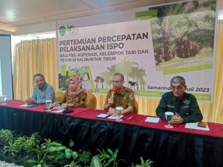 Disbun Kaltim Dorong Percepatan Sertifikat ISPO Perusahaan dan Petani Sawit