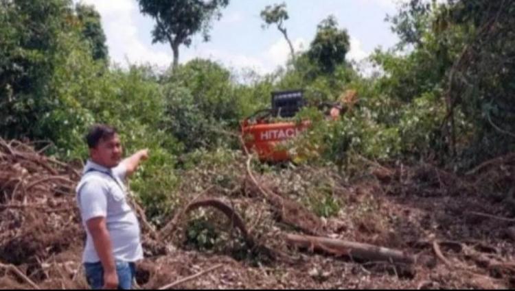 2 Alat Berat dan 5 Pembakar Lahan di Rokan Hilir Diamankan Polisi