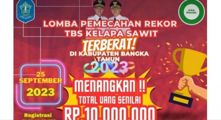 Ada Lomba TBS Terberat, Simak Syaratnya dan Hadiahnya