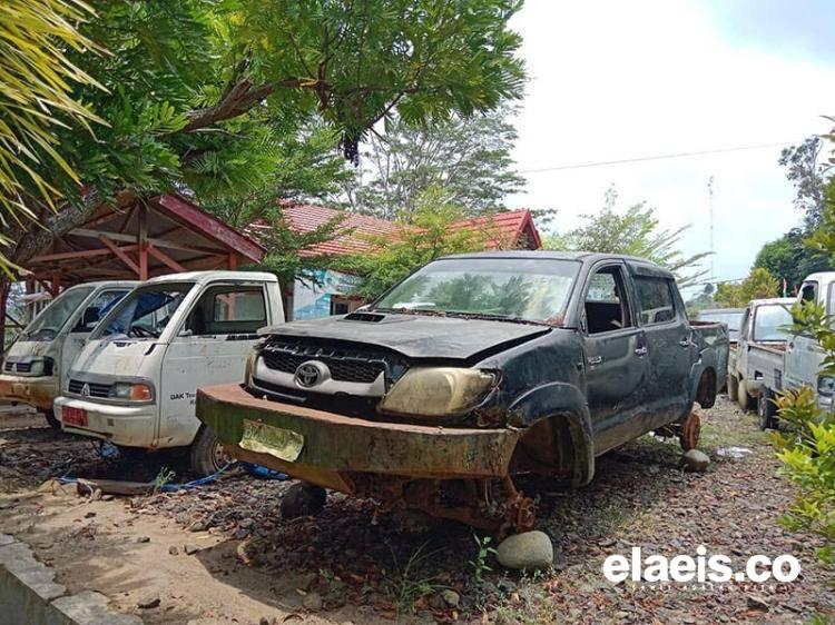 Oalah! 18 Kades di Seluma Jadikan Mobil Dinas untuk Angkut Sawit, Kondisinya Rusak Parah 