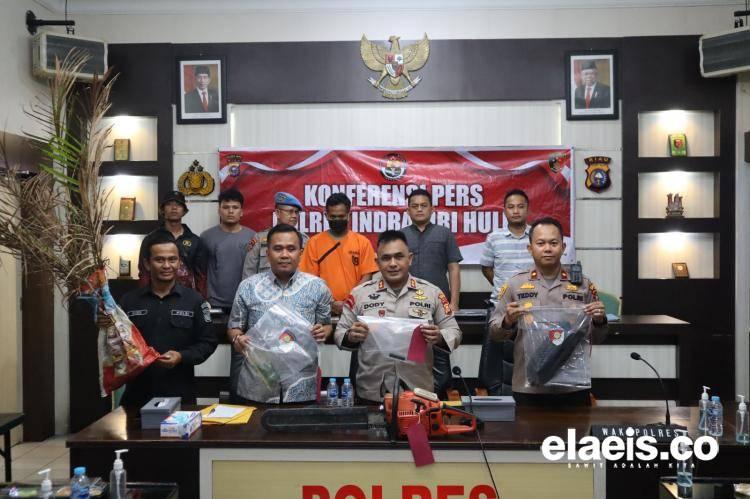 Buka Lahan dengan Cara Dibakar, Petani di Inhu Ditangkap Polisi