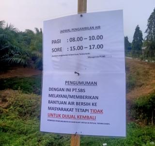 Alasan Kemarau, PT Sinar Bengkulu Selatan Mulai Pelit Air, Warga Kecewa!