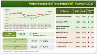 Nilai Tukar Petani Kaltim Alami Kenaikan