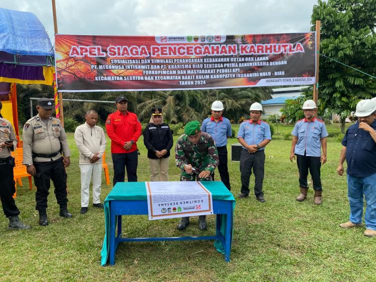 Anak Usaha Sinar Mas di Inhu Komit Ikut Cegah dan Tanggulangi Karhutla