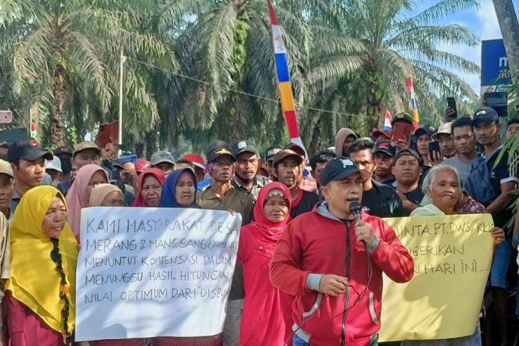 Hebat Warga Muba, Sekali Demo Langsung Dikabulkan Perusahaan Sawit