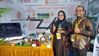 Beragam Produk dari Limbah Sawit Karya Mahasiswa Polkam Dipamerkan di SIEXPO 2024