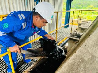 PLTU Tidore Sukses Uji Coba Cangkang Sawit Gantikan Batu Bara