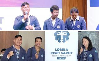 Mahasiswa Polinela Masuk 10 Besar Lomba Riset Sawit